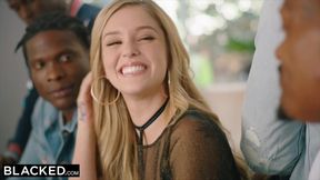 BLACKED Kali Rose Gets Passed around by six BBCs - Jason brown