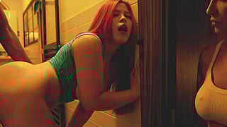 Get out bitch!! Wife finds her pretty friend fucking with her boyfriend's huge cock