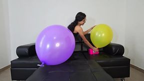 SIT TO POP WITH CHINESE BALLOONS (UNEXPECTED ENDING)