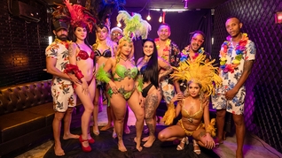 Real anal carnaval party orgy