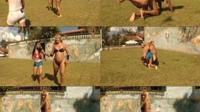 TRAINING MY PONEY IN 40Â° DEGREES OF SUN -- BY TOP BIG MILF CAROL GOMES ENORMOUS BUTT - CLIP 4