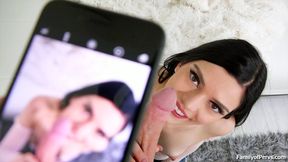 Stepsis sucks stepbro to make ex jealous