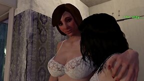 3d ladyboy step mom makes a gift to her son for birthday animated cd-trans