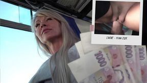 Czech Streets 139: Rich Mature Woman Enjoyed on a Public Bus