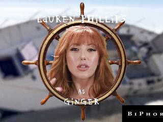 Airheaded Ginger Spitroasted By Boy Professor & Muscle Bear Skipper - Lauren Phillips - Biphoria