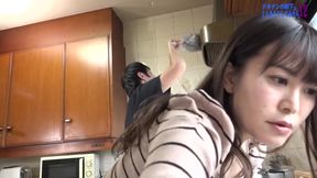 Hungry Asian MILF Caught in Office with Censored Deepthroat