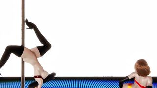 Helen Parr  Violet Parr Hottie Dance Naked (Incredibles Elastigirl Cosplay No-sex)