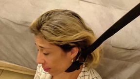 submissive slut spanked slapped and fuckued