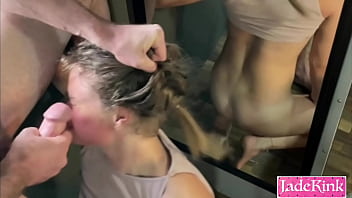 Raw, submissive bimbo gets degraded, dominated, and creamed for their filthy pleasure