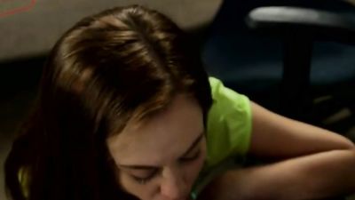 Security Guards Gets Sucked Off by Teen Slut