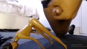 Ebony Giant Male Treats Tiny to a Lolipop Asmr and Cock Worshipping