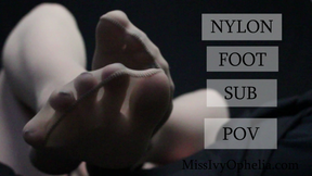 Nylon Foot Sub POV