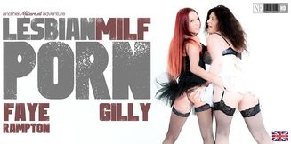 British MILFs Gilly and Faye Rampton give us a spectacular lesbian sex adventure you never forget!