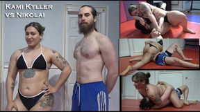 Kami Kyller vs Nikolai: Competitive Mixed Wrestling (March 2025)