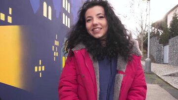 Sweet Czech teen Mini MitziX impressed by cash bec