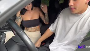 Colombian Slut Luna Vitaler Jumps in Stranger's Car for Wild Fuck Session - Max Betancur