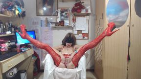 Horny and Masked Mature