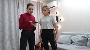 ALISA and EMILY - Home workout with sluts! (4K)