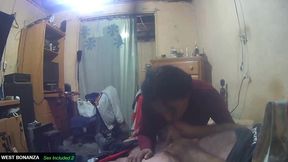 marianna sucks my cock - sucking cum into her mouth