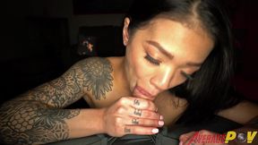 hot asian step-daughter paisley paige sucks off step-dad