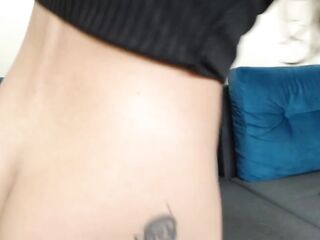 teen gets banged in the butt with fingers by stepbrother