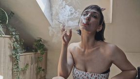 In a cloud of smoke