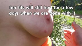 Best of Tit Punishment Outdoor Part 1