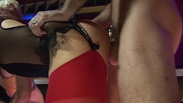 Eva Angelina, Carly Parker, And Leah Caprice In Group Fuck Scene