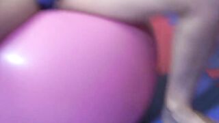 Sahara knite strips and masturbates self at the gym