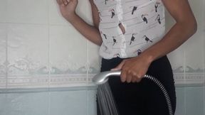 Showering in my clothes