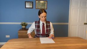 Leia severely punished by the Headmaster