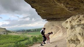 a real pickup girl on an excursion turned into a quick sex on a beautiful landscape - darcy dark