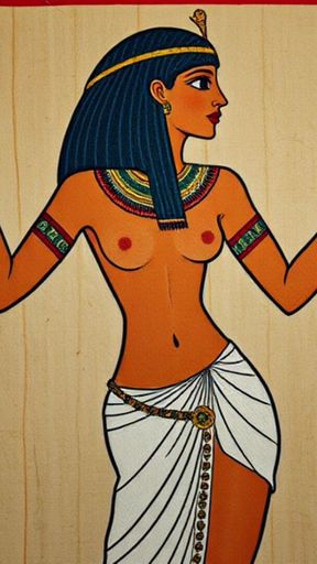 Jaw-dropping moment from &quot;sexy papyri with beautiful Egyptian women with nice tits&quot;