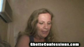 Ugly Granny Ex-Stripper Hookup Bitch with Big Breasts, Blowjob & Sperm-Licking Sluttiness!