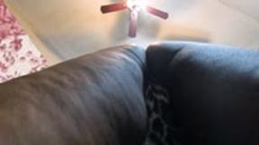Tiny Husband in-between Giantess Wife Colossal Ass Cheeks she Shakes and Jiggles 4K