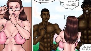 Bitch Doctor pt. two - Huge Ebony Dicks inside the pool XVIDEOS