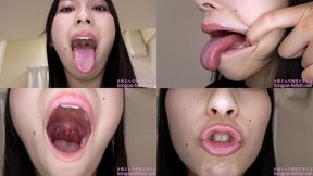 Mino ri Mashiro - Erotic Long Tongue and Mouth Showing - 1080p