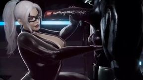 Dark Skin Cat And Venom Exclusive