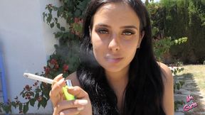 Sweet Maria smoking