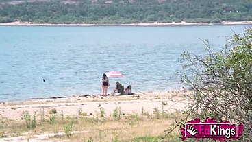 No one can resist this CUBAN BOMBSHELL! Amanda Luxor looks for men to fuck in public