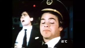 Huge-Cock&#x1F32D; Pilot Fucks Busty MILF Stewardess Hard in Her Hairy Piss Hole Onboard