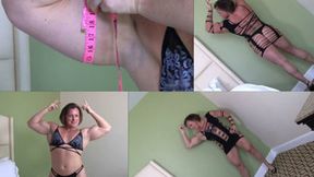 Big Thick Muscle Girl in your Bedroom