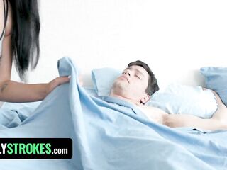 Stepmom's Going to Cure Her Stepsons Jerk-Off Habit