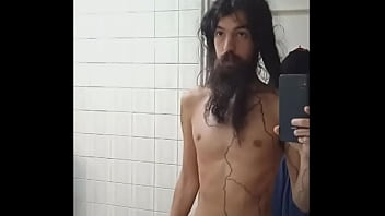 femboy masturbating while watching porn