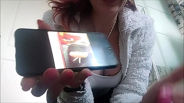 Chantal Channel rates a cock of her fan