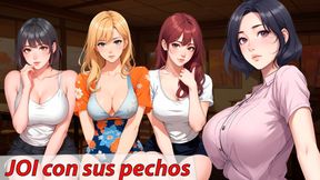 Spanish audio JOI hentai Don't! They want to learn how to use their tits with you