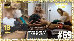 ANIME BODY ART FOR A MALE #69