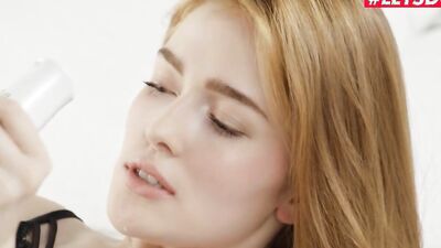 Tattooed man spreads Jia Lissa and fucks her to the balls