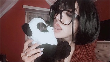 Chantal Channel and her bad puppy