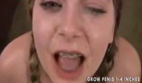 rough gagging deepthroat throat old man has his way with pigtails chubby teen